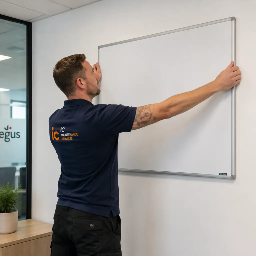 Fitting a whiteboard