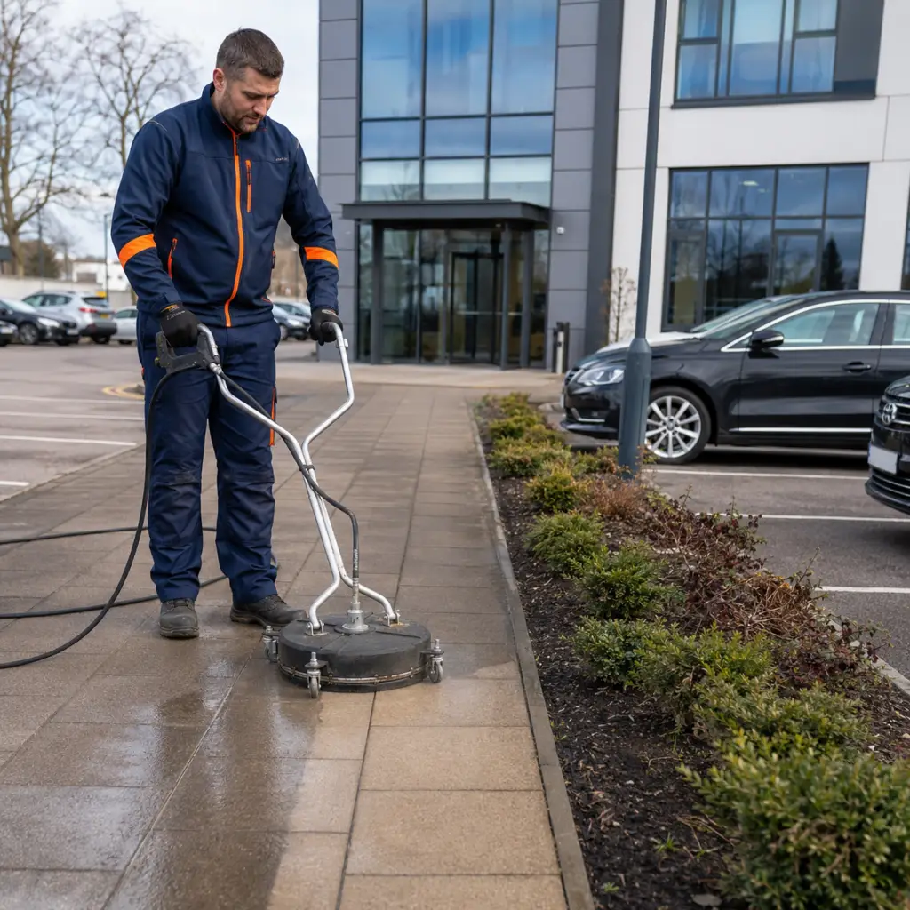 Pressure washing - outside